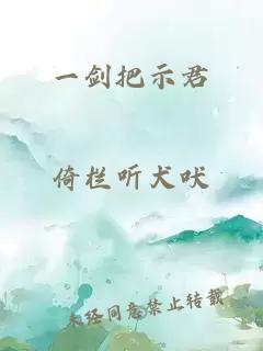 一剑把示君